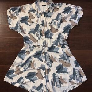 RUTI Abstract Romper Size Large